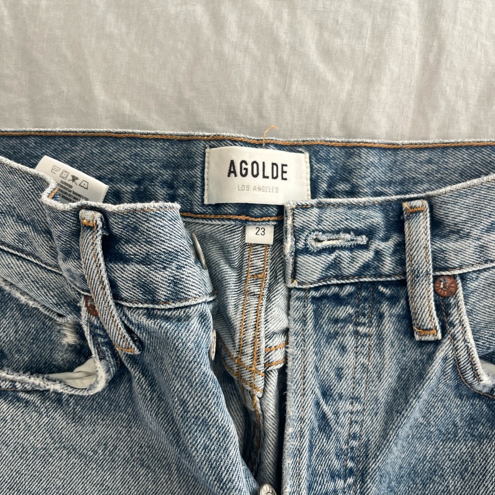 AGOLDE Riley High Rise Straight Jeans - Picture 4 of 4